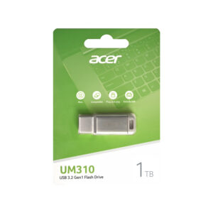 Memoria Usb Acer Um310 1Tb Usb 3.2 Plata Bl.9Bwwa.585