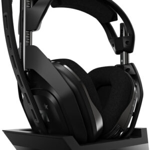 Audífonos Inalámbricos Astro Gaming A50 Compatible Pc Mac Ps4 Ps5 + Estación Base Negro