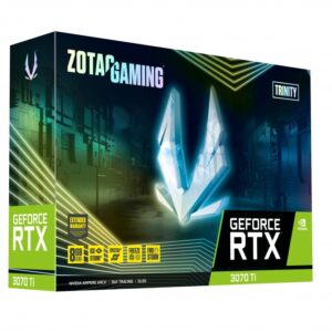 Tarjeta de Video, Tarjeta Grafica RTX 3070 Ti Zotac Trinity 8GB GDDR6X RGB PCI Express X16 4.0 Nvidia GeForce Negro Zt-A30710D-10P