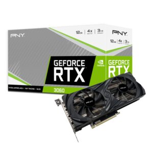 Tarjeta de Video PNY NVIDIA GeForce RTX 3060 UPRISING Dual Fan, 12GB 192-bit GDDR6, PCI Express x16 4.0