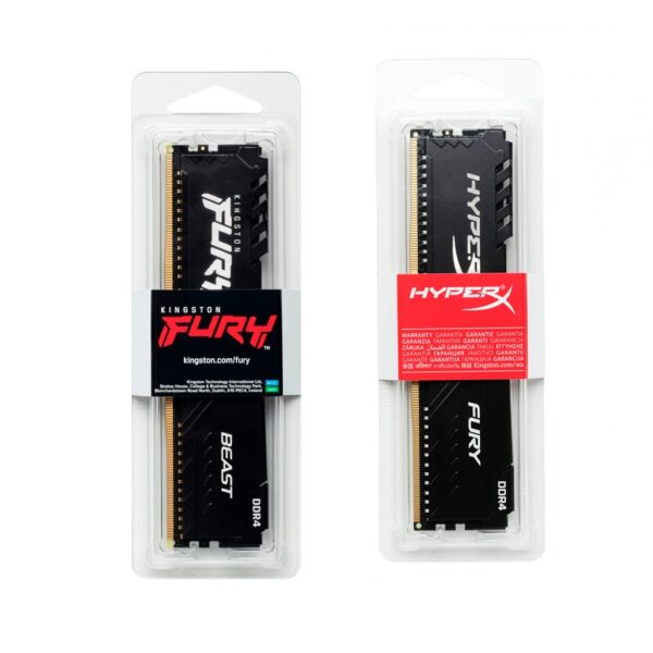 RAM KINGSTON FURY BEAST DDR4 16GB 3200 NEGRO KF432C16BB/16 - Image 2