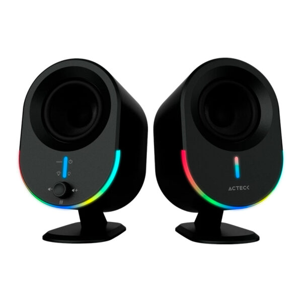 Acteck Bocinas Dynamic Exact BS630, Alámbrico/Inalámbrico, Bluetooth, 2.0 Canales, 20W RMS, USB, Negro - Image 3