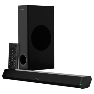 Acteck Barra de Sonido con Subwoofer DYNAMIC TRIM BS670, Bluetooth, Alámbrico/Inalámbrico, 2.1 Canales, 70W RMS, USB, Negro
