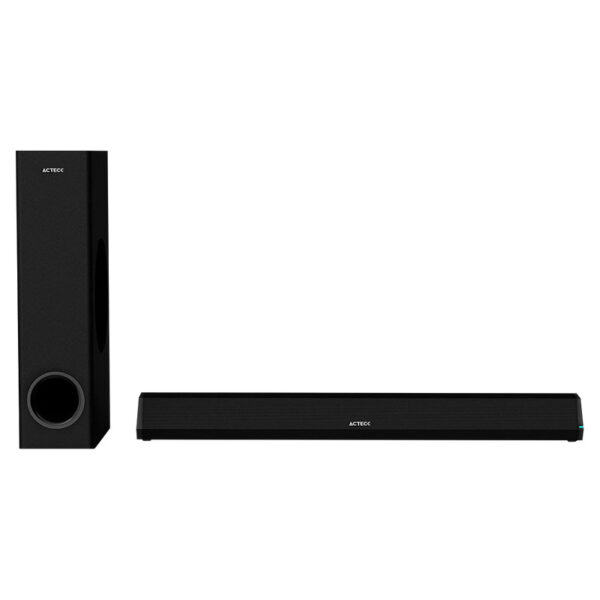 Acteck Barra de Sonido con Subwoofer DYNAMIC TRIM BS670, Bluetooth, Alámbrico/Inalámbrico, 2.1 Canales, 70W RMS, USB, Negro - Image 2