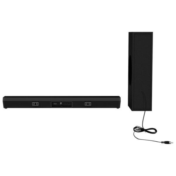 Acteck Barra de Sonido con Subwoofer DYNAMIC TRIM BS670, Bluetooth, Alámbrico/Inalámbrico, 2.1 Canales, 70W RMS, USB, Negro - Image 3