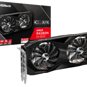 Tarjeta de Video ASRock AMD Radeon RX 6600 Challenger D, 8GB 128-bit GDDR6, PCI Express 4.0