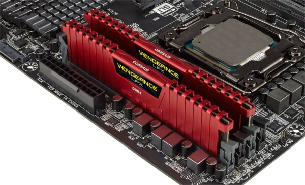 MEMORIA RAM CORSAIR VENGEANCE LPXR DDR4 16GB(4X4GB) 2666 ROJO CMK16GX4M4A2666C16R - Image 2