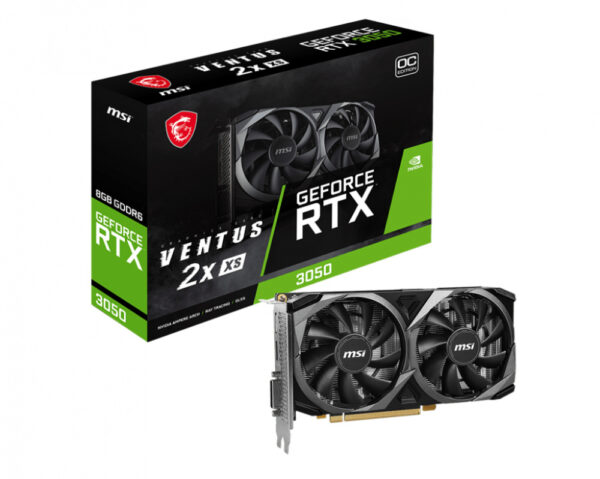 Tarjeta de Video MSI NVIDIA GeForce RTX 3050 VENTUS 2X XS 8G OC, 8GB 128-bit DDR6, PCI Express 4.0 x8