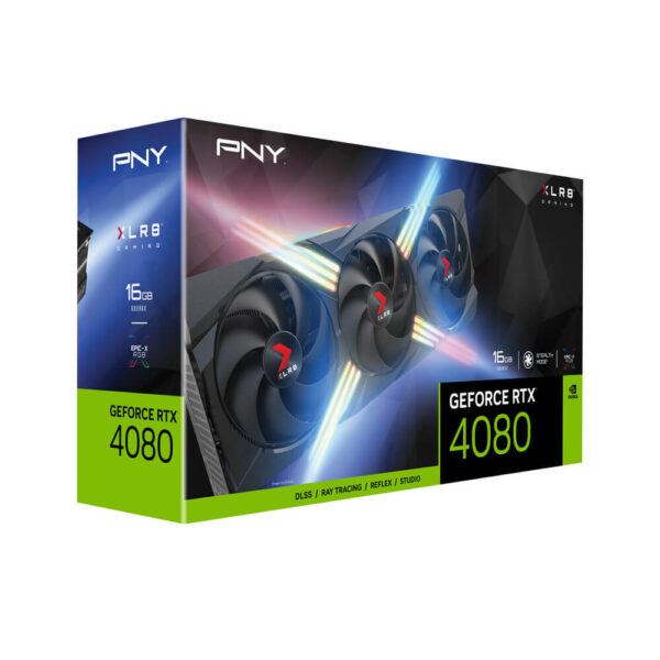 Tarjeta de Video PNY NVIDIA GeForce RTX 4080 OC XLR8 Gaming Verto TF 16GB 256-bit GDDR6X, PCI Express x16 4.0