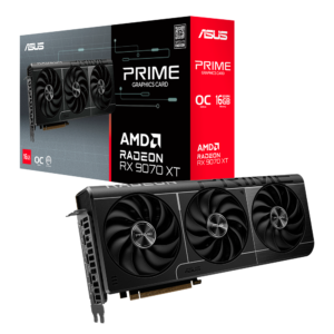 Tarjeta de Video ASUS PRIME RX 9070 XT OC Edition / AMD Radeon / 16GB / 256-bit GDDR6 / PCI Express 5.0 / PRIME-RX9070XT-O16G